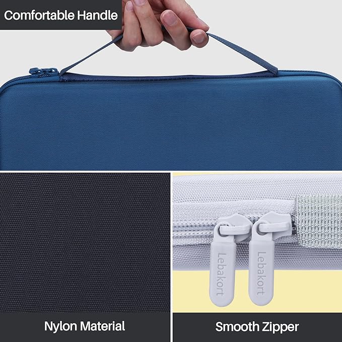 Hard Carry Case Compatible with Logitech Pebble Keys 2 Combo K380s K380 Keyboard + M350 Pebble Mouse Combo (Blue Case)
