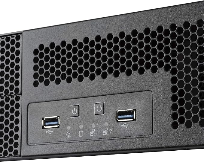 SilverStone Technology 2U Dual 5.25" Drive Bay ATX rackmount Industrial Storage Server Chassis with USB 3.1 Gen1 Interface, SST-RM23-502