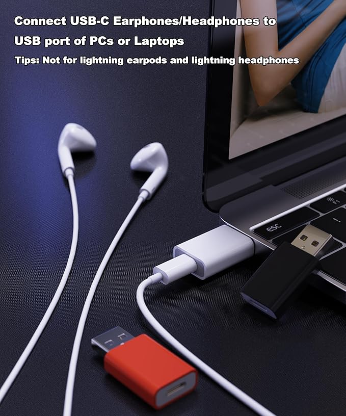 USB-C Female to USB Male Adapter,USB-A to USB Type-C Converter Compatible with Apple MagSafe Watch 10/9/8/7/SE/Ultra,Car,iPhone 16 15 14 13 12 Mini Pro Max,iPad,Galaxy,Pixel 9 8 7 6,CarPlay,Wall Plug