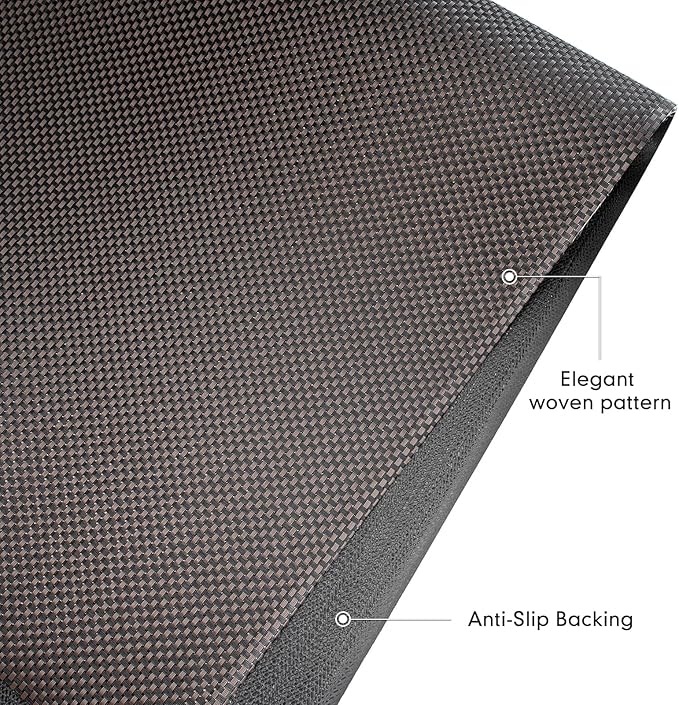 Sycoodeal Office Chair Mat for Hardwood & Tile Floor, 36" x 48" Computer Gaming Chair Mat for Rolling Chairs Non-Curve, Anti-Slip, Heavy Duty Floor Protector for Home Office (Coffee)