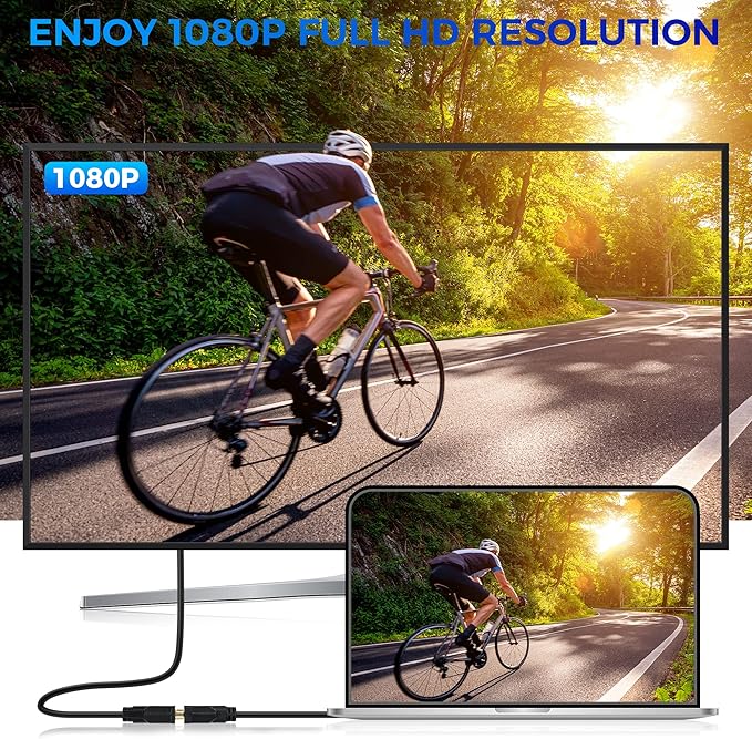 HDMI Male to DVI Female Adapter (2 Pack)，Bi-Directional DVI Female to HDMI Male Connector, Support 1080P Full HD Compatible for Roku, Xbox One, PS5，PS4，Blue-ray DVD, A/V Receivers-0.6ft