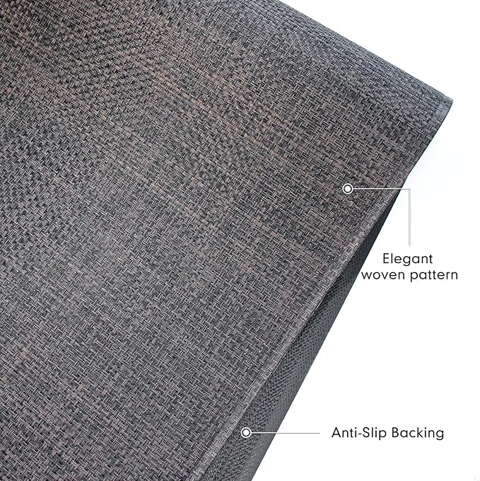 Sycoodeal Office Chair Mat for Hardwood & Tile Floor, 36" x 48" Computer Gaming Chair Mat for Rolling Chairs Non-Curve, Anti-Slip, Heavy Duty Floor Protector for Home Office (Dark Coffee)
