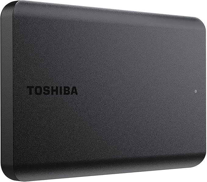 Targus 17 inch Dual Fan Lap Chill Mat - Soft Neoprene Laptop Cooling Pad & Toshiba Canvio Basics 1TB Portable External Hard Drive USB 3.0, Black - HDTB510XK3AA