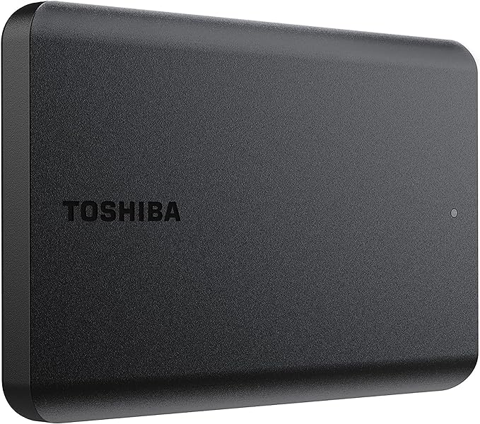 Toshiba Canvio Basics 1TB Portable External Hard Drive USB 3.0, Black - HDTB510XK3AA