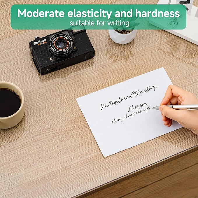 NATRKE Clear Desk Mat Pad, 31.5"x15.7" Large Transparent Computer Desk Mat Plastic Desktop Protector, PVC Writing Pad with Round Edge, Waterproof Wipeable Non-Slip Table Protector for Home Office