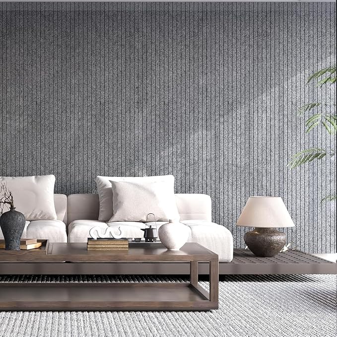 10 Pack Acoustic Panels,48"*24"*0.47"Self-Adhesive Soundproof Wall Panels,High Density Sound Proof Panels for Walls, Office, Reccording Studio, Home,Ceiling-Moon Grey