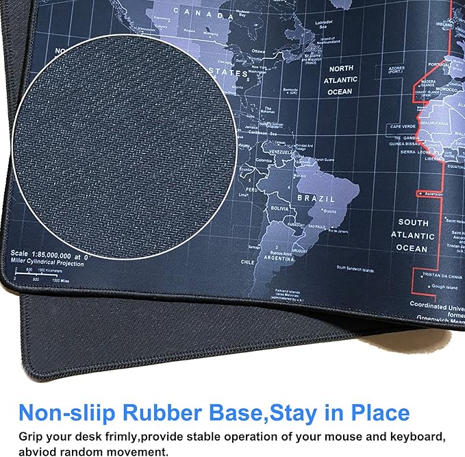 Large Gaming Mouse Pad with Stitched Edges,[27.5x11.9In] Extended Mouse Pad with Non-Slip Natural Rubber Base for Gamer/Desktop/Office/Home-70x30 DiTu